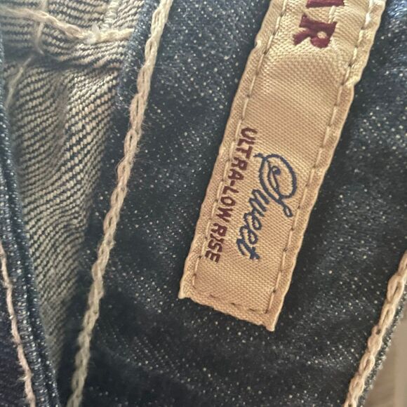 29L BIG Star Sweet Ultra Low Rise Jeans Bootcut Dark Wash Denim Stretch Women's - Picture 10 of 10